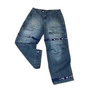 Marithe Francis Girbaud hiphop raver wide straight jeans size 42 1990s